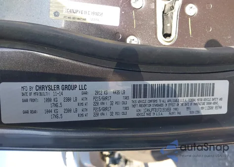 2015 Jeep Patriot Latitude from USA, damaged, VIN 1C4NJPFB1FD191059